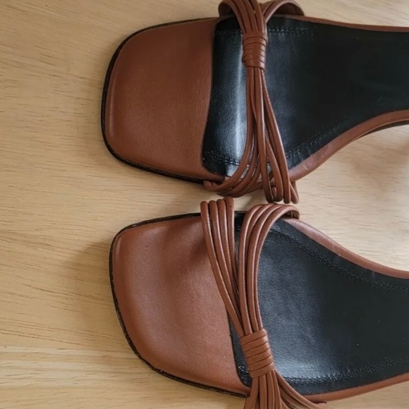 Souliers Martinez Guardamar Leather Sandals Size 38 - Picture 4 of 10